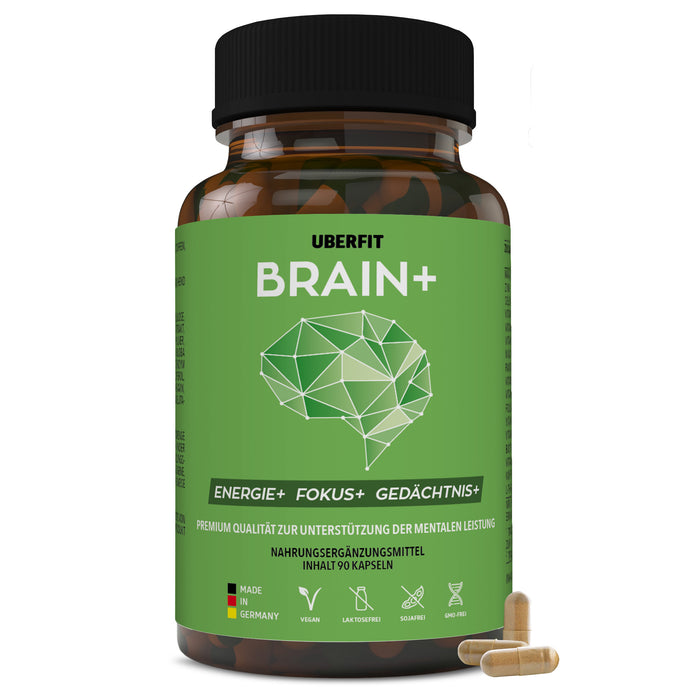 BRAIN+ – Tägliche Fokus-Routine | 90 Kapseln