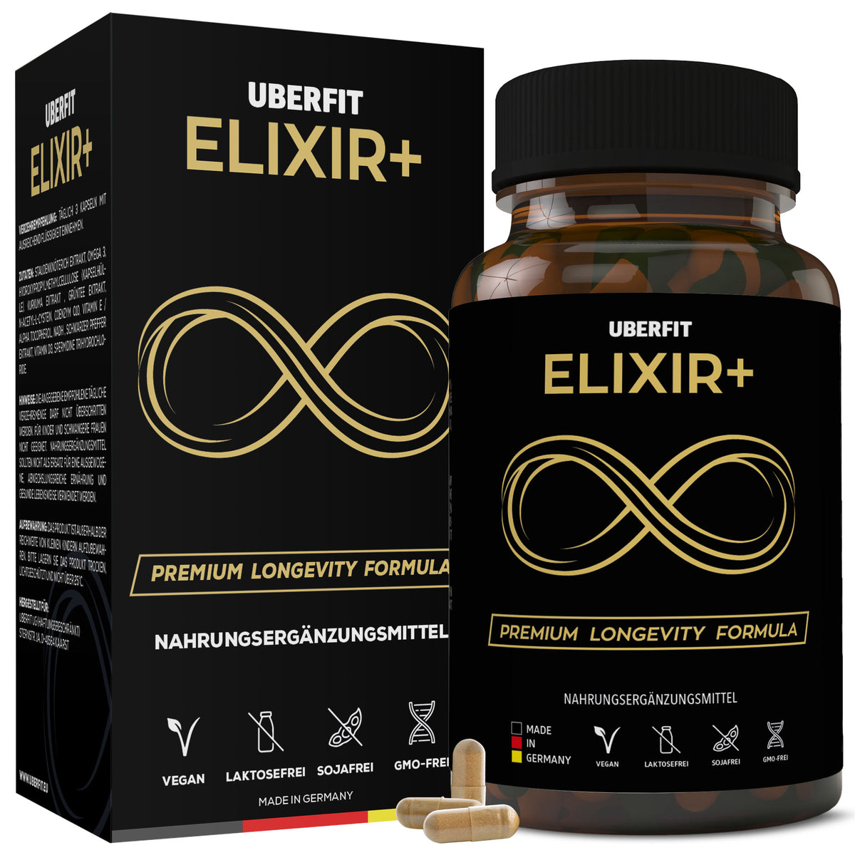 ELIXIR+ Longevity Komplex für Immunsystem & Zellschutz – UBERFIT