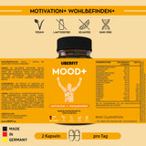MOOD+ Natürlicher Stimmungsaufheller für Motivation & Wohlbefinden